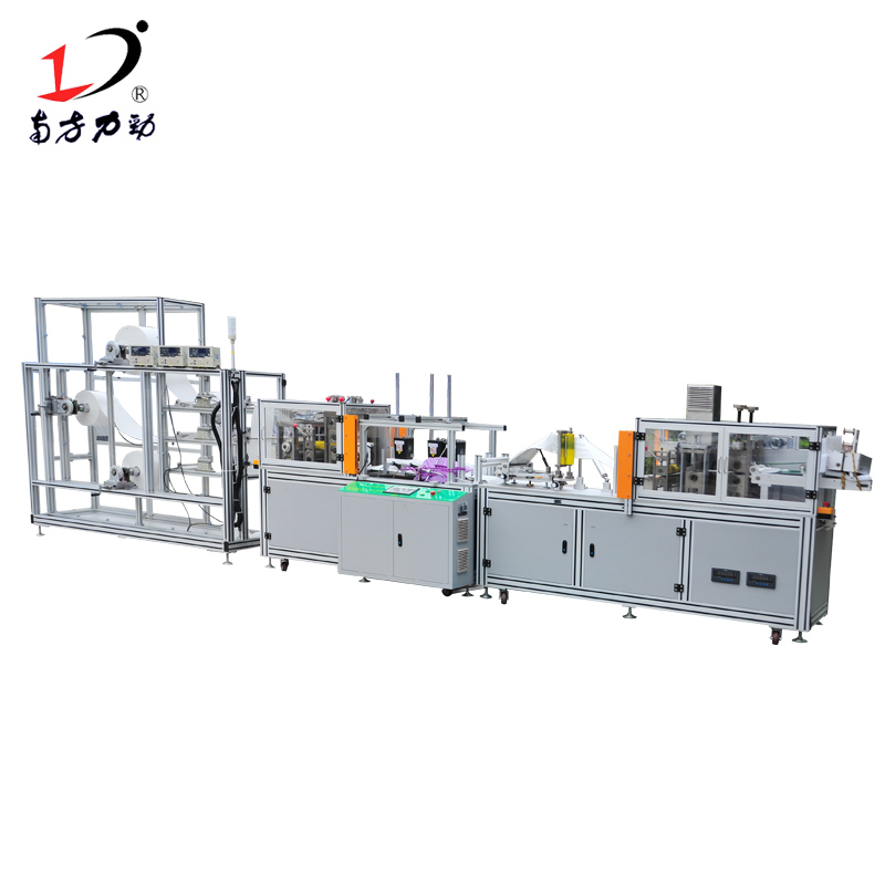 全自動(dòng)折疊式口罩機(jī)本體機(jī)印刷噴碼